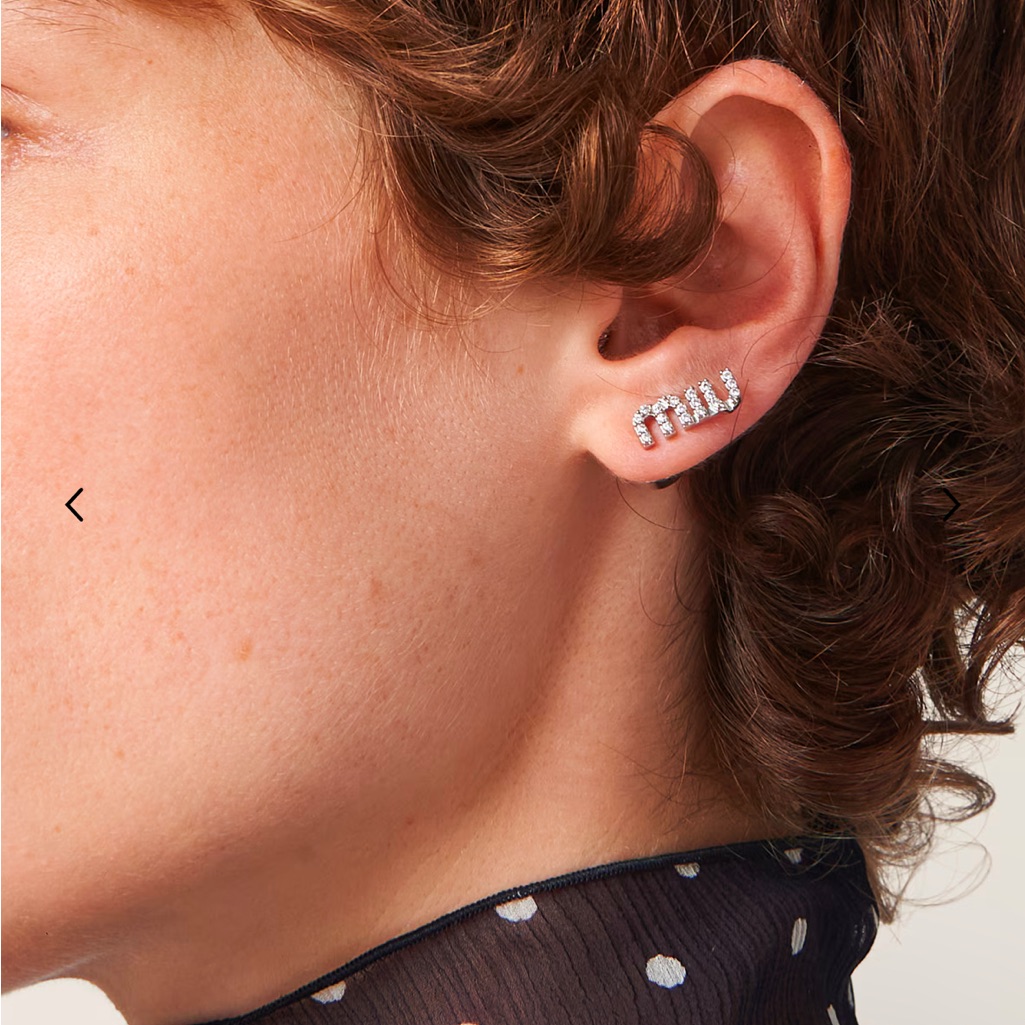 Miumiu Crystal Earrings